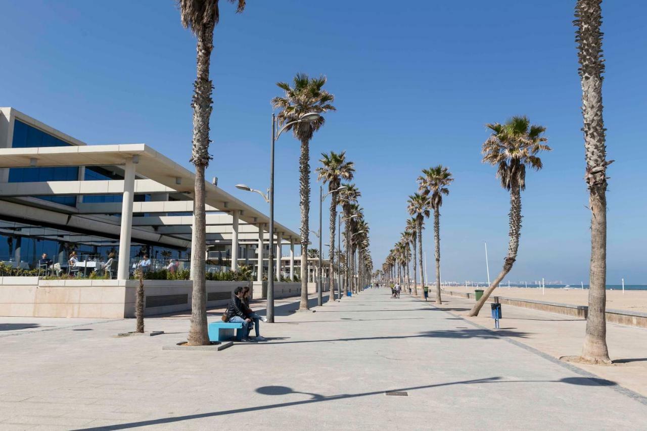 Apartup Patacona Palm Beach I Valencia Kültér fotó